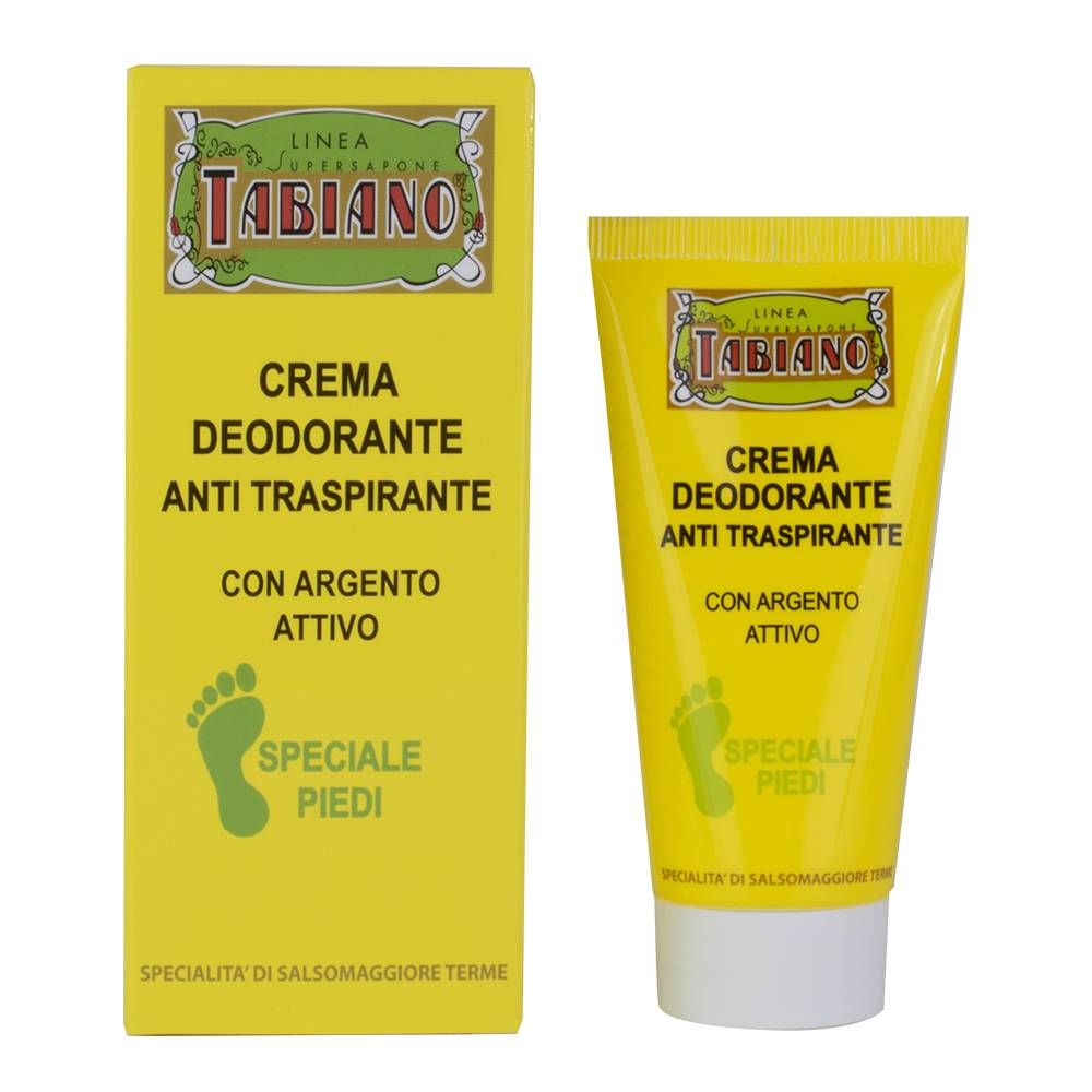 Pilogen Carezza Crema Deodorante anti traspirante Piedi 50ml - Linea Supersapone Tabiano In Saldo