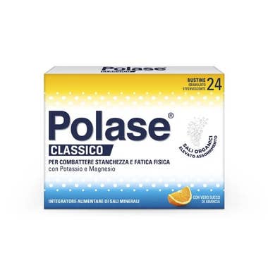 Clarins Polase Classico Magnesio E Potassio Integratore Alimentare Sali Minerali Gusto Arancia 24 Bustine Consegna Veloce