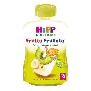 Clarins Hipp Bio Frutta Frullata Pera Banana Kiwi 90g 6 Mesi + Italy