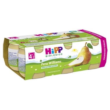 Clarins Hipp Bio Omogeneizzato Pera Williams 100% 6x80g Italia