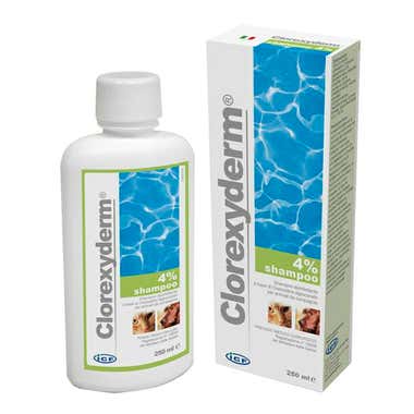 Clarins Clorexyderm Shampoo 4% Cani 250ml