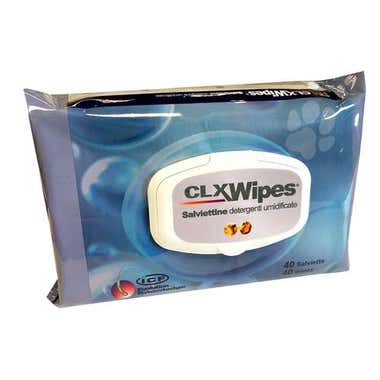 Clarins I.C.F. Clorexyderm Wipes Pocket Salviette Umidificate Cane/Gatto 40 Salviette