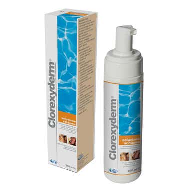 Clarins Clorexyderm Soluzione Schiuma Cani/Gatti Icf 200ml