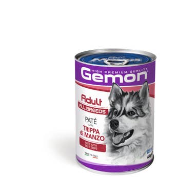 Clarins Gemon Paté Con Trippa Di Manzo Cibo Umido Cani Adulti Barattolo 400 g