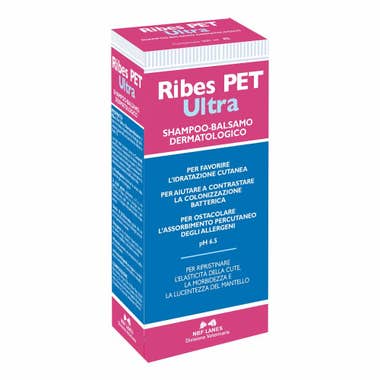 Clarins Ribes Pet Ultra Shampoo Balsamo Dermatologico Per Cani E Gatti 200ml