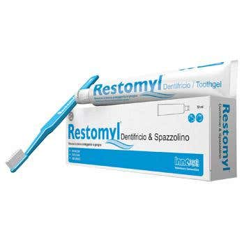 Clarins Restomyl Dentifricio E Spazzolino Extrasoft Per Cani E Gatti 1 Confezione