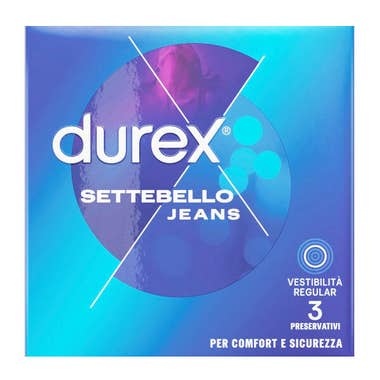 Clarins Durex Settebello Jeans 3 Preservativi