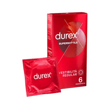 Clarins Durex Supersottile Profilattico 6 Pezzi