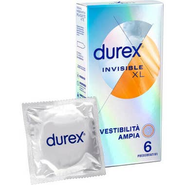 Clarins Durex Invisible XL Profilattico 6 Pezzi