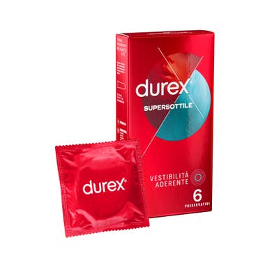 Clarins Durex Supersottile Vestibilità Aderente 6 Preservativi