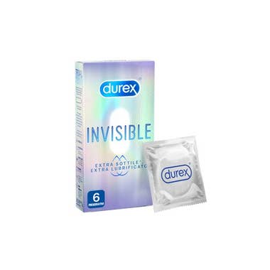 Clarins Durex Invisible Extra Lubrificato 6 Profilattici