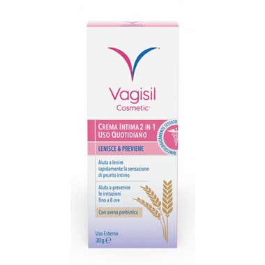 Clarins Vagisil Crema Intima Idratante Lenitiva Con Avena Prebiotica Naturale Per Irritazioni Intime 30g