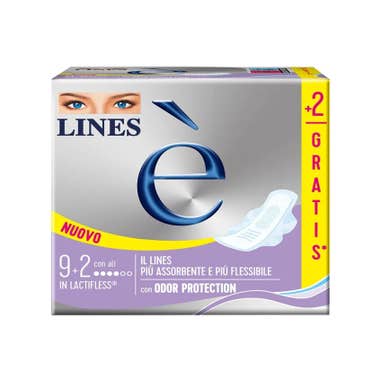 Clarins Lines è 11 Assorbenti con Ali per Flussi Normali