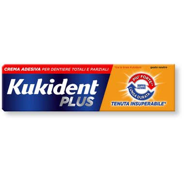 Clarins Kukident Plus Doppia Azione Gusto Neutro 40g