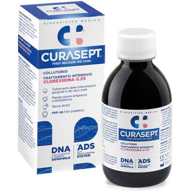 Clarins Curasept Collutorio 0 20% ADS + DNA 200ml Trattamento Intensivo