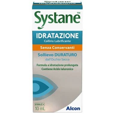 Clarins Systane Idra Senza Conservanti 10ml: Collirio Idratante