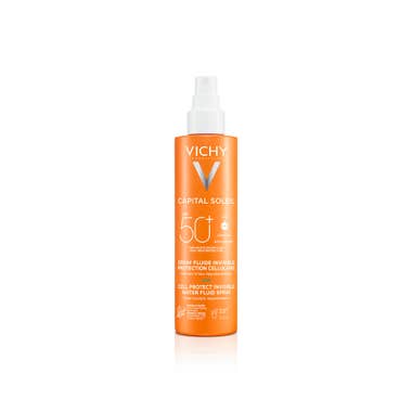 Clarins Vichy Capital Soleil Cell Protect Fluido Ultra Leggero Spray Protezione Alta SPF50 200ml In Linea