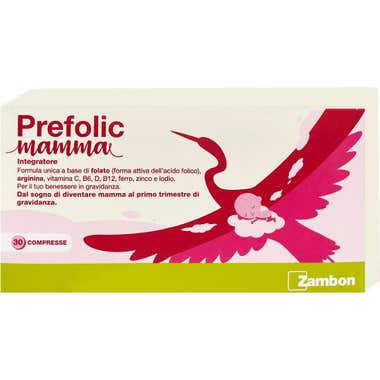 Clarins Prefolic Mamma 30 Compresse: integratore per la gravidanza Spedizione gratuita