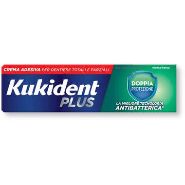 Clarins Kukident Plus Doppia Protezione Gusto Menta Fresca 40g Offerte stagionali
