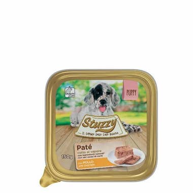 Clarins Stuzzy Paté Classico Con Pollo Per Cuccioli Vaschetta 150g