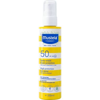 Clarins Mustela Latte Solare Spray 200ml SPF 50 Vendita Economica