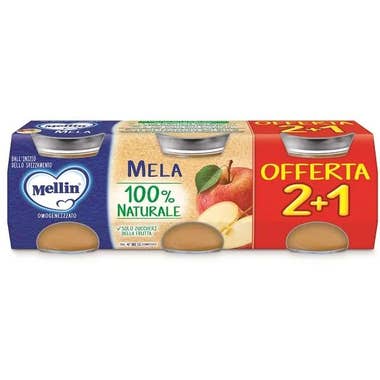 Clarins Mellin Omogeneizzato Alla Mela 3x100g 4Mesi+