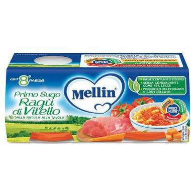 Clarins Mellin Primo Sugo Ragù Di Vitello 8M+ 2x80g Offerta Anniversario