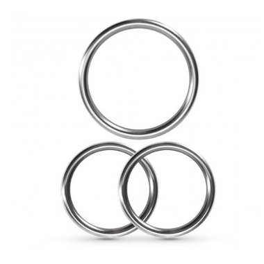 Clarins Crushious Metaleros Set Di 3 Cockring in Metallo