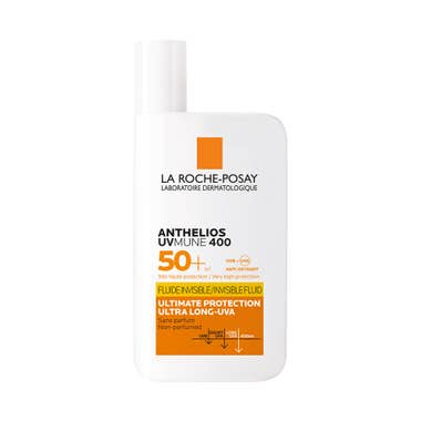 Clarins La Roche-Posay Anthelios UVMune 400 Fluido Invisibile Senza Profumo Viso 50ml SPF50+