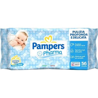 Clarins Pampers Pharma Salviettine 56 Pezzi