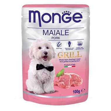 Clarins Monge Grill Maiale Cibo Umido Per Cani Adulti 100g