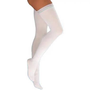 Clarins Scudovaris Calza Autoreggente Antitrombo Modello Medio Cod. 426 Bianco 1 Paio
