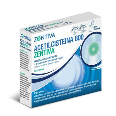 Clarins Acetilcisteina 600 Zentiva 10 Bustine