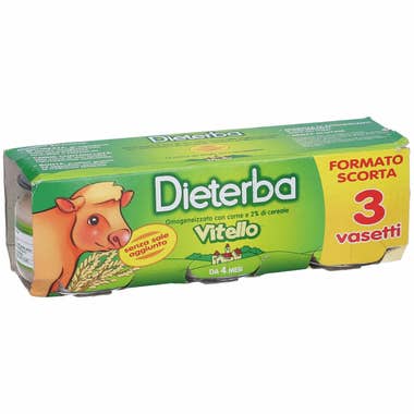 Clarins Dieterba Omogeneizzato Vitello 3 Pezzi 80g