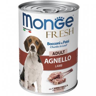 Clarins Monge Fresh Adult Agnello Cibo Umido Per Cani Adulti 400g Promozione temporanea