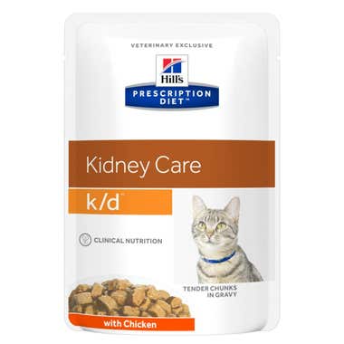 Clarins Hill's Prescription Diet K/D Kidney Care Bocconcini Pollo Per Gatti Bustina 85g