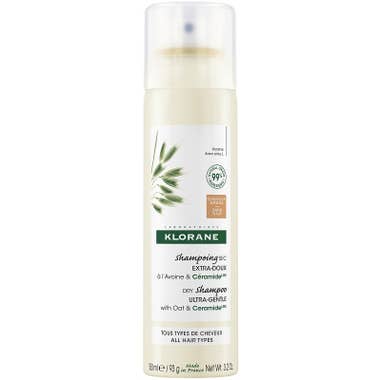 Clarins Klorane Shampoo Secco Extra-Delicato all'Avena & Ceramide Capelli Scuri 150ml