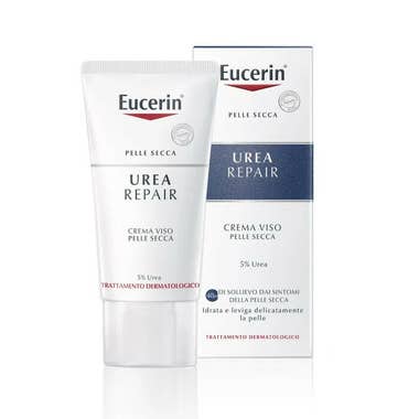 Clarins Eucerin UreaRepair Crema Viso Levigante 5% Urea 50ml