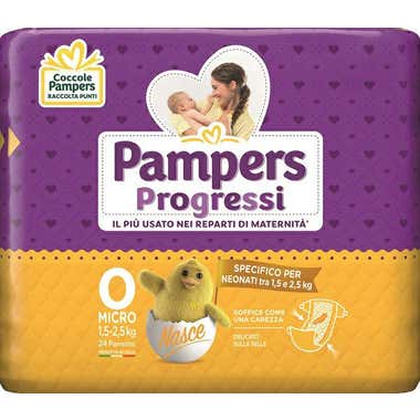 Clarins Pampers Micro Pannolini 24 Pezzi