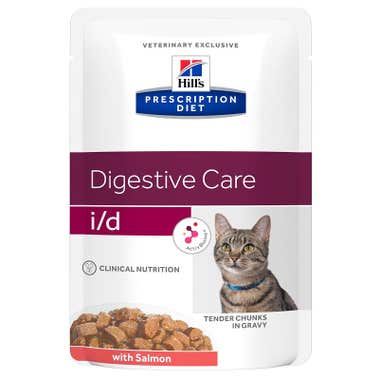 Clarins Hill's Prescription Diet I/D Digestive Care Bocconcini Salmone Gatti Bustina 85g