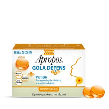 Clarins Apropos Gola Defens 20 Pastiglie Arancia Senza Zucchero Ritorno libero