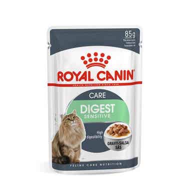 Clarins Royal Canin Digestive Sensitive Umido Per Gatti Sfilaccetti In Salsa Bustina 85g Ultimi due giorni